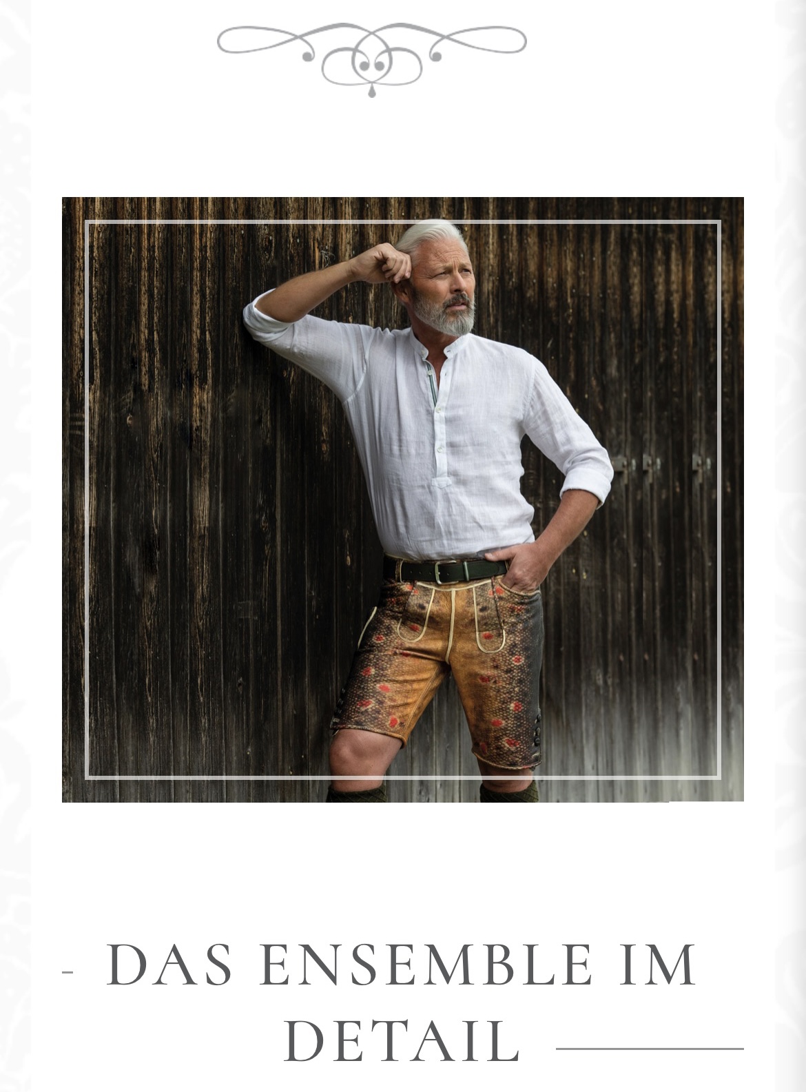 Gössl Bachforelle Lederhose Kampagne 2019